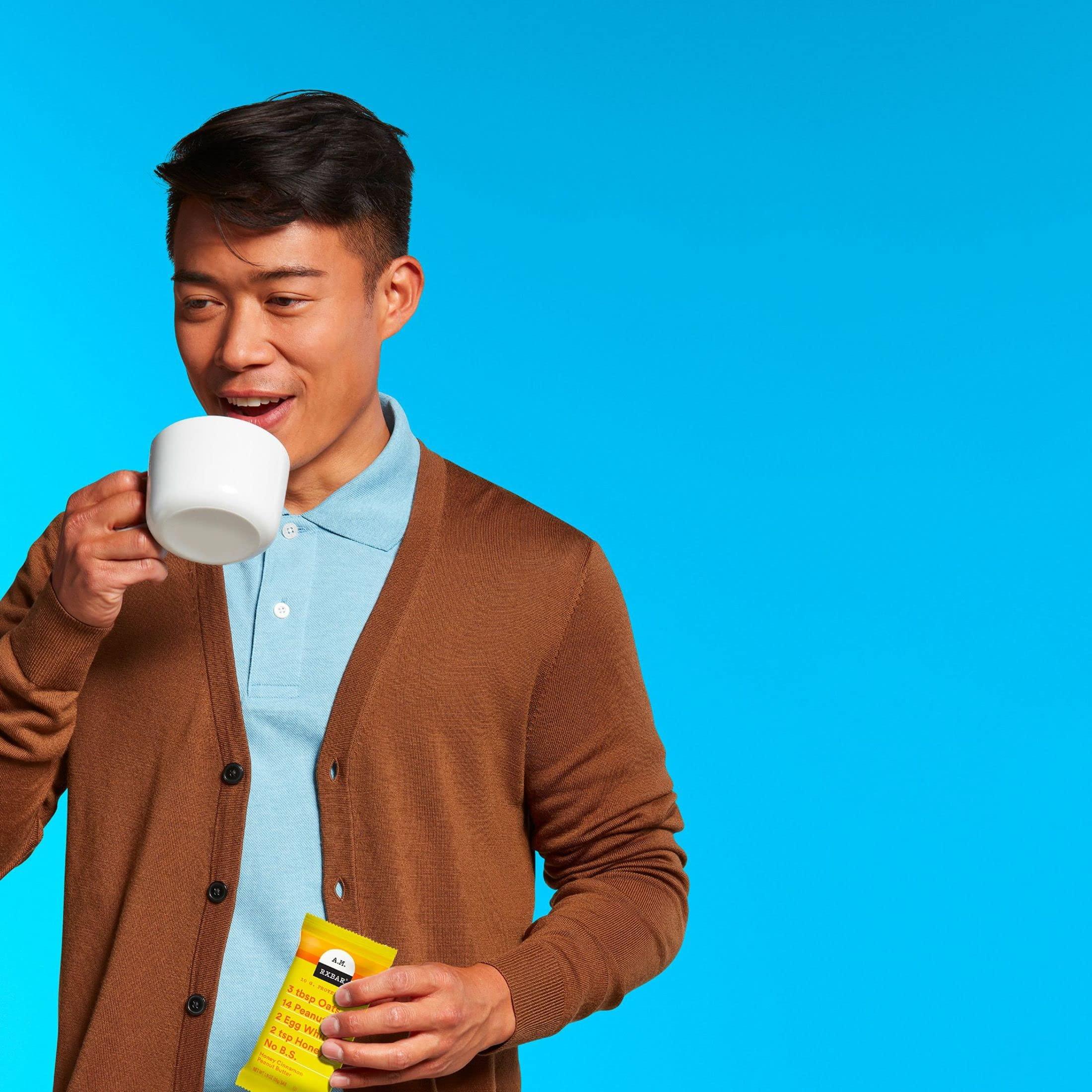 RXBAR RXBAR Nut Butter and Oat Protein Bars, Protein Snacks, Snack Bars, Honey Cinnamon Peanut Butter (6 Boxes, 30 Bars)