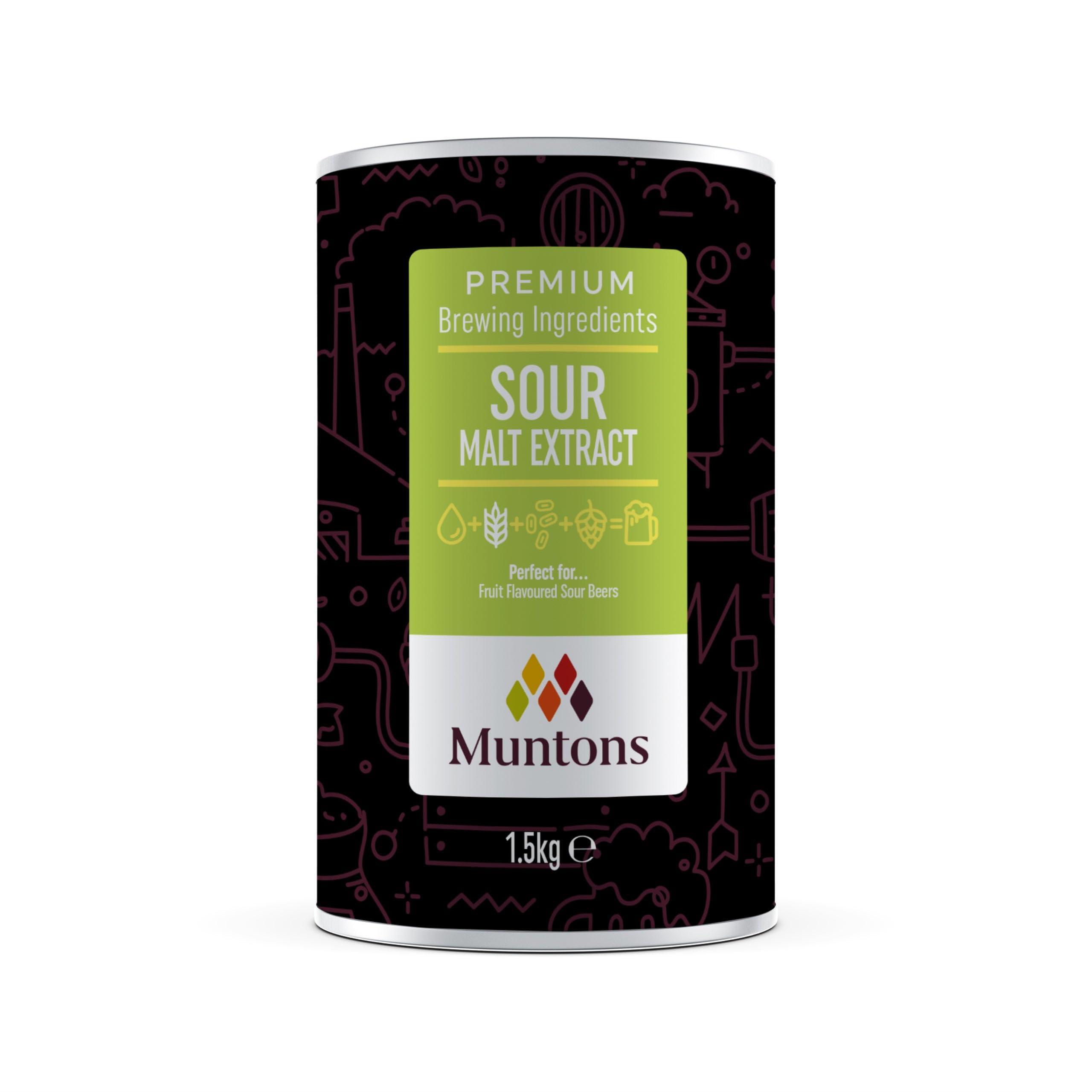 Muntons Muntons Brewing Ingredients - Malt Extract Sour - Unlock the Art of Brewing Unique Fruit-Flavoured Sours (1.5 kg | 3.3 lb)