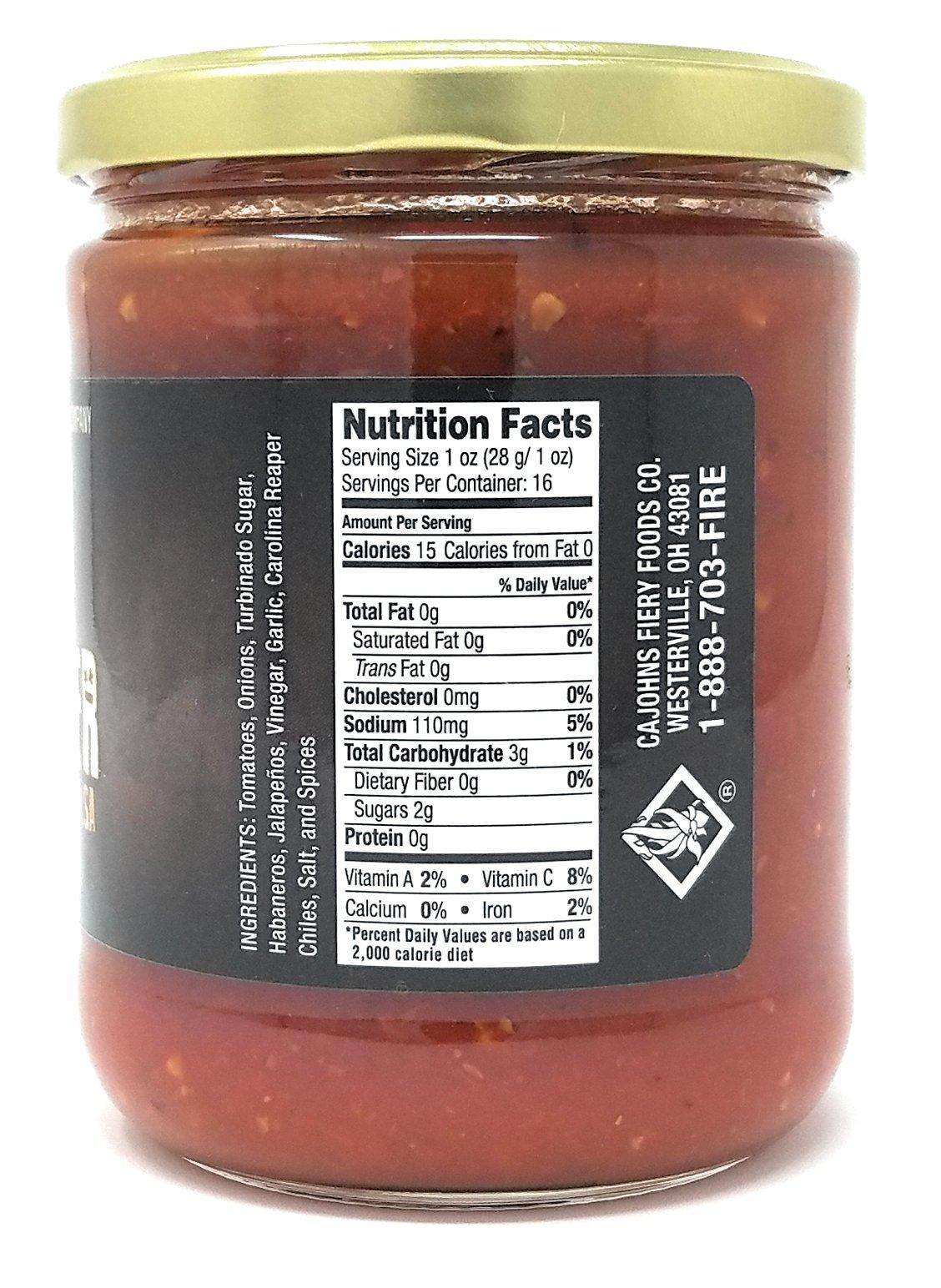 CaJohns Fiery Foods The Reaper Super Hot Salsa CaJohns