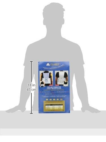 ITA-MED Ita-med Complete Posture Corrector Back Support Brace for Men