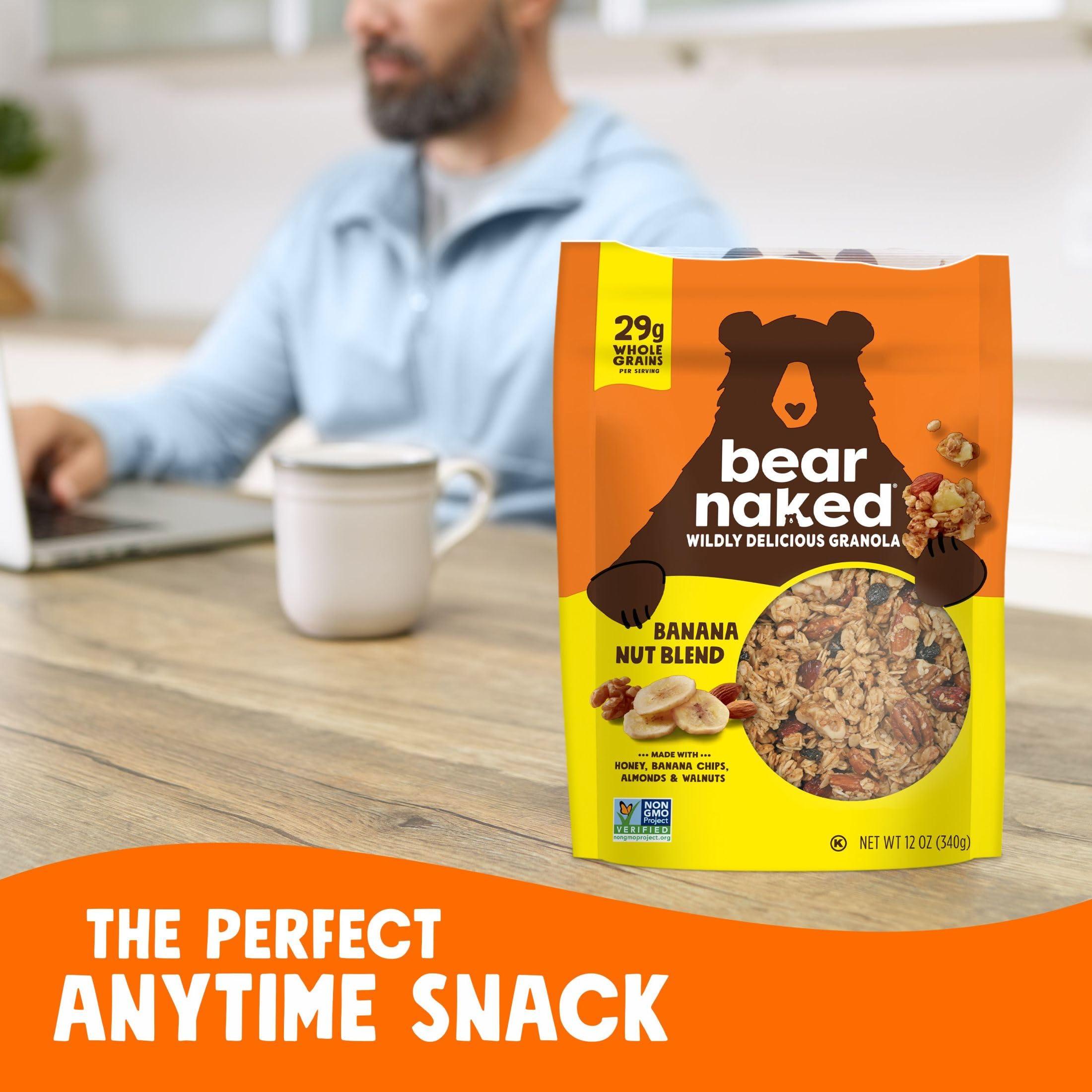 Bear Naked Bear Naked Granola Cereal, Breakfast Snacks, Banana Nut (6 Bags)