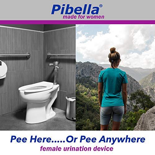 PIBELLA PIBELLA Travel Female Urination Device + Portable Urinals for Women, Camping Hiking, Outdoor Activities & More (Reusable), Pink