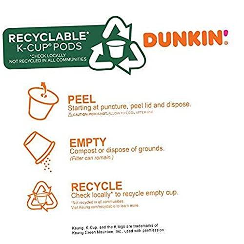 Dunkin' Dunkin\' Pumpkin Spice Flavored Coffee, 88 Keurig K-Cup Pods