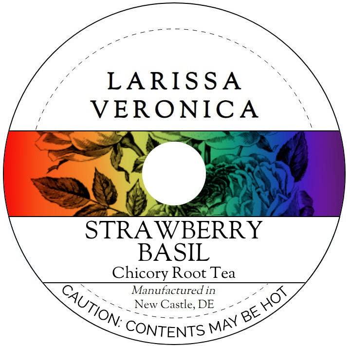 Larissa Veronica Strawberry Basil Chicory Root Tea (Single Serve K-Cup Pods) (12 pods, ZIN: 575156) - 2 Pack