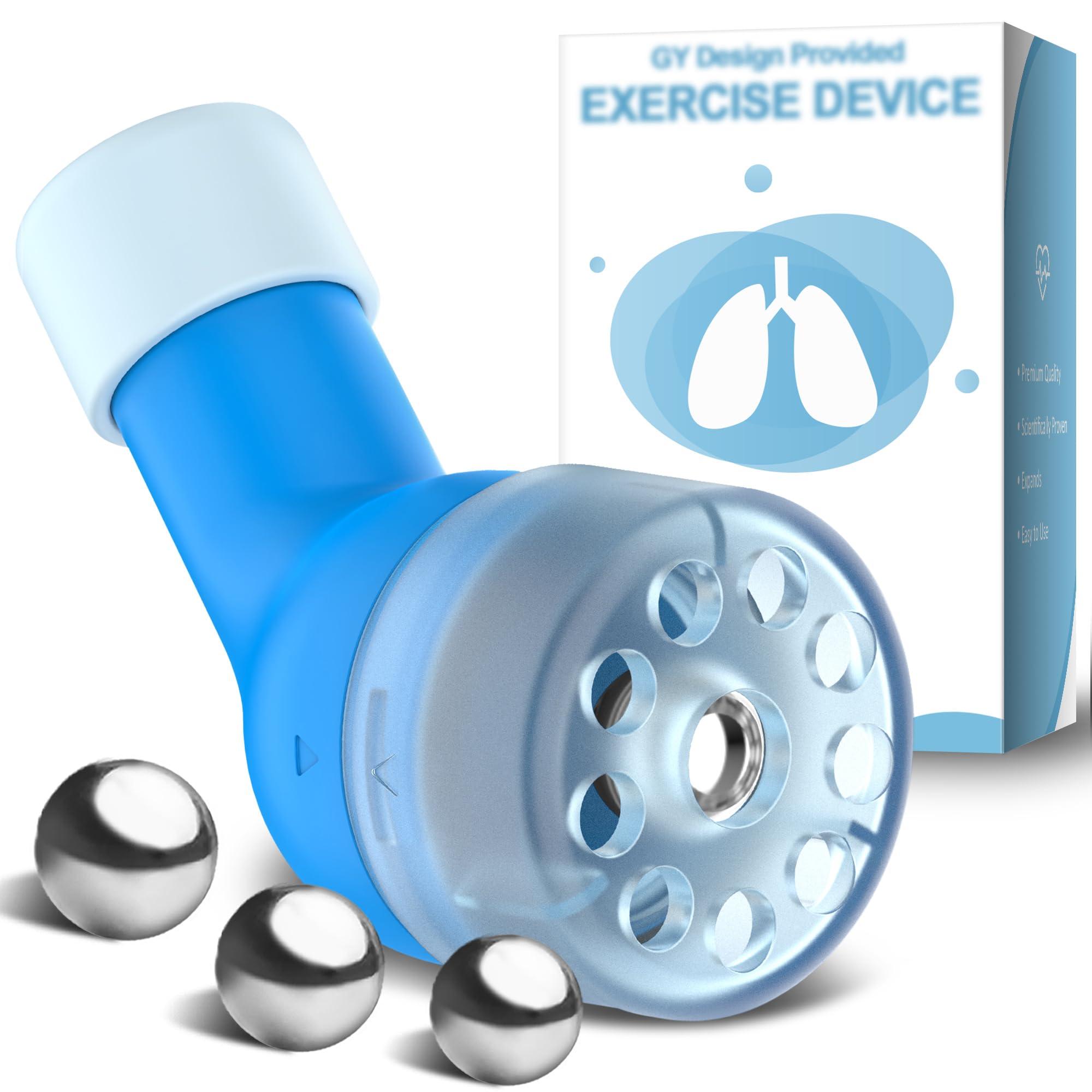 GY Deco Mucus Clearance Device with 16/18/19MM Stainless Steel Balls, Flutter Valve Clearing Device and Breathing Muscle Exercising Device for Strenthing, GY Design Provided