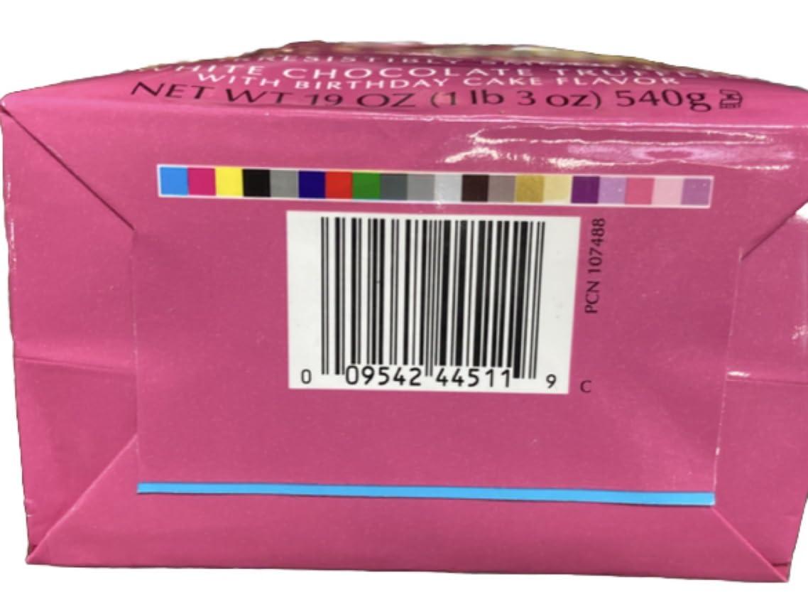 Lindt Lindt Lindor White Chocolate Truffles with Birthday Cake Flavor - 19 oz