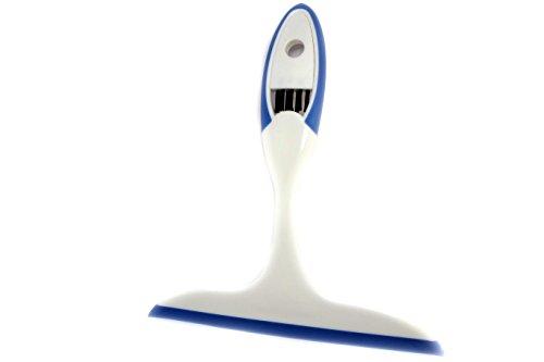 Quickie CleaningSolutions Shower Cleaner Squeegee With Built in Grout Brush for Window, Shower, and Car Cleaning, 1-Pack