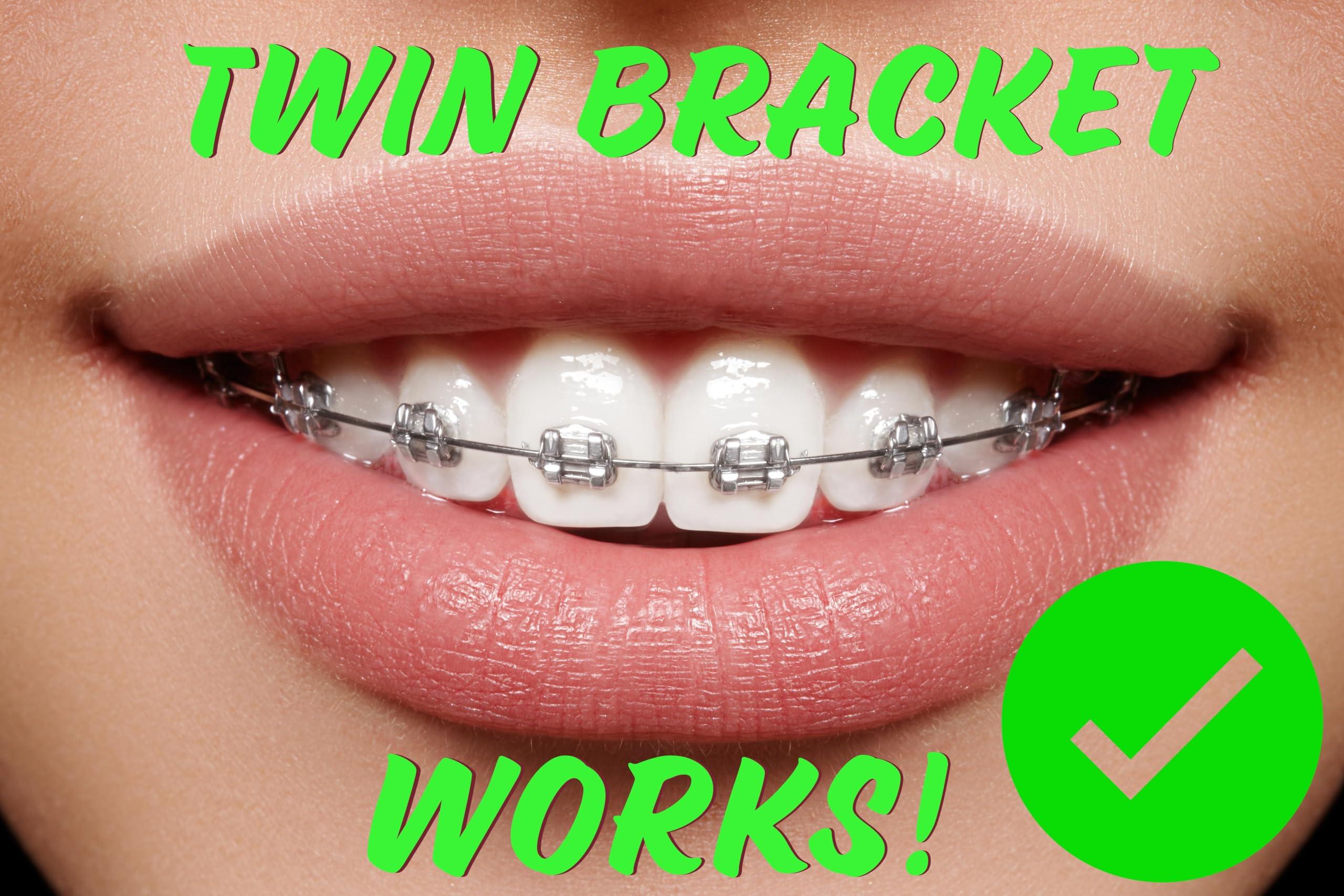 Snapcaps Snapcaps Braces Bumper Cover, Orthodontic Bracket Wax Substitute, Alternative Snap-on Braces Guard Braces Accessories 10 pack (Cross)
