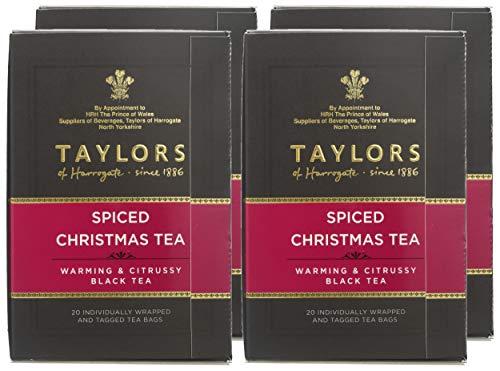 Taylors of Harrogate Taylors of Harrogate Spiced Christmas Tea, 20 Count (Pack of 6)