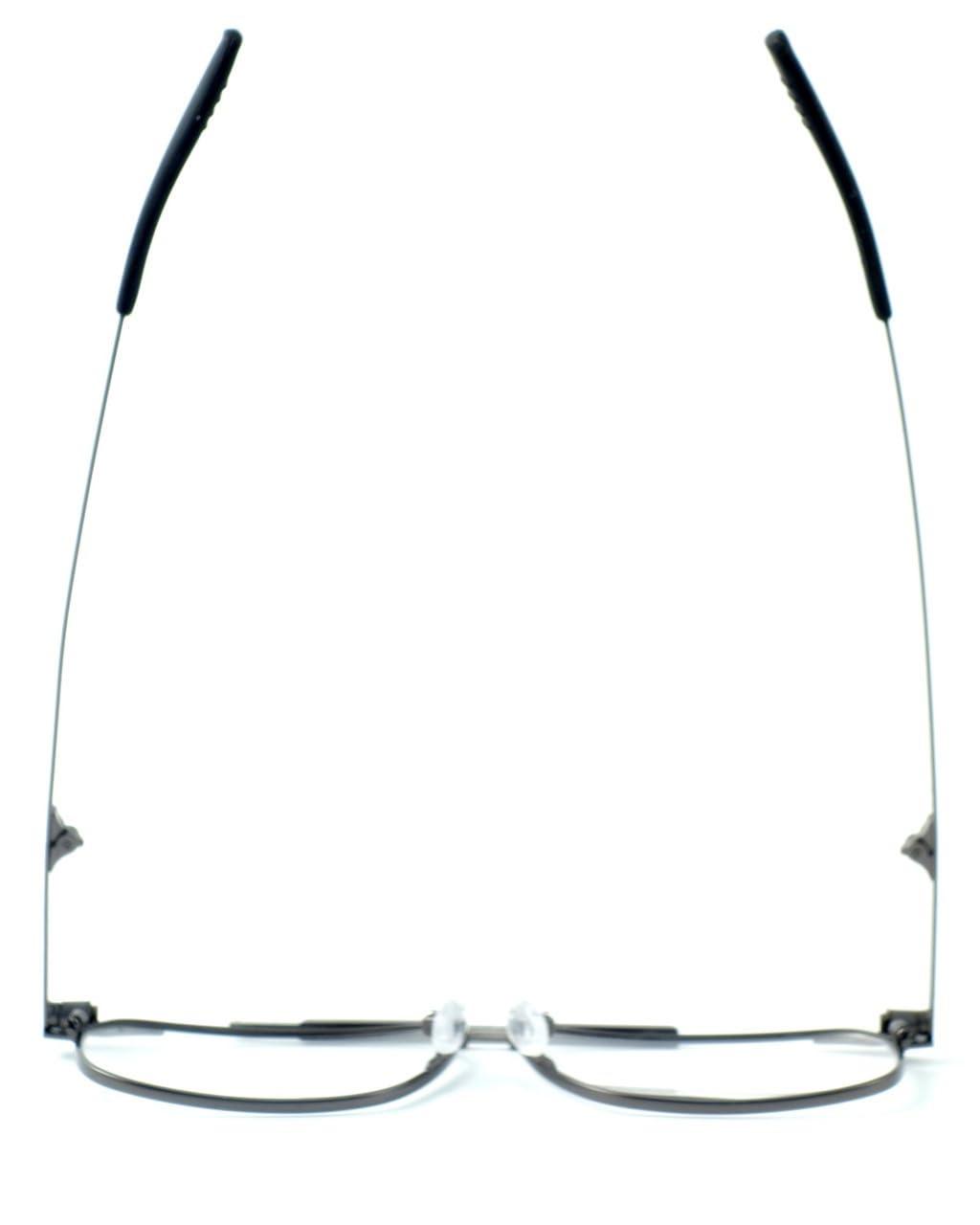 Calabria Calabria FAST-FOLD Metal Folding Reading Glasses +1.50 Pewter Men Women Foldable Pocket Readers Travel Thin Compact w/Case