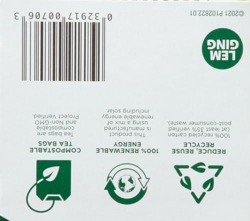 Traditional Medicinals Traditional Medicinals Tea, Organic Lemon Ginger, Promotes Healthy Digestion, 16 Tea Bags (Pack of 2)