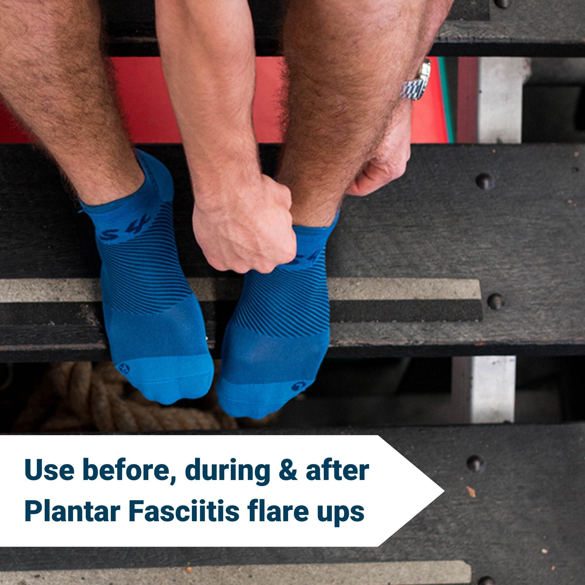 OS1st OS1st FS4 Plantar Fasciitis No Show Socks relives plantar fasciitis, heel/arch pain and improves circulation