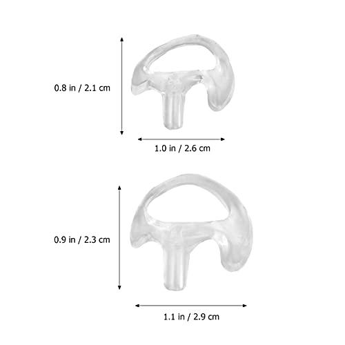 PartyKindom 2 Pairs Airplane Ear Plugs Noise Cancelling earplugs Ear Plug for Sleeping Ear Plugs Silicone Ear Plugs Noise Ear Plugs Clear Silicone Soft Ear Plugs for Plane Triangle air Duct