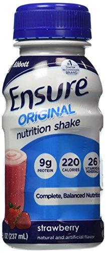 Ensure Ensure Original Strawberry Nutrition Shake | Meal Replacement Shake | 24 Pack