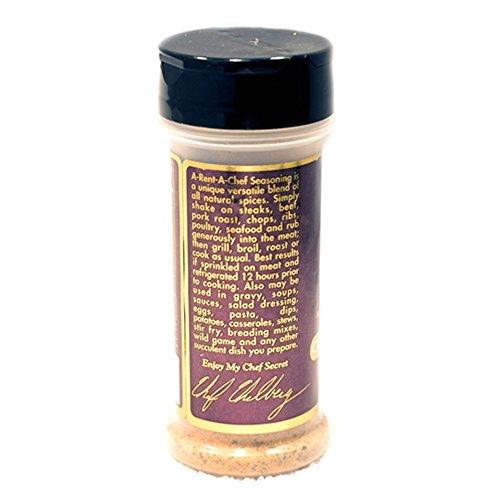 A-Rent-A-Chef All Purpose Gluten Free Seasoning - All Natural - 3 pack of 6 oz - A-Rent-A-Chef All Natural - Made in the USA - Made in Nebraska - MSG Free - All Natural Food Seasoning - Chef's Secret Blend