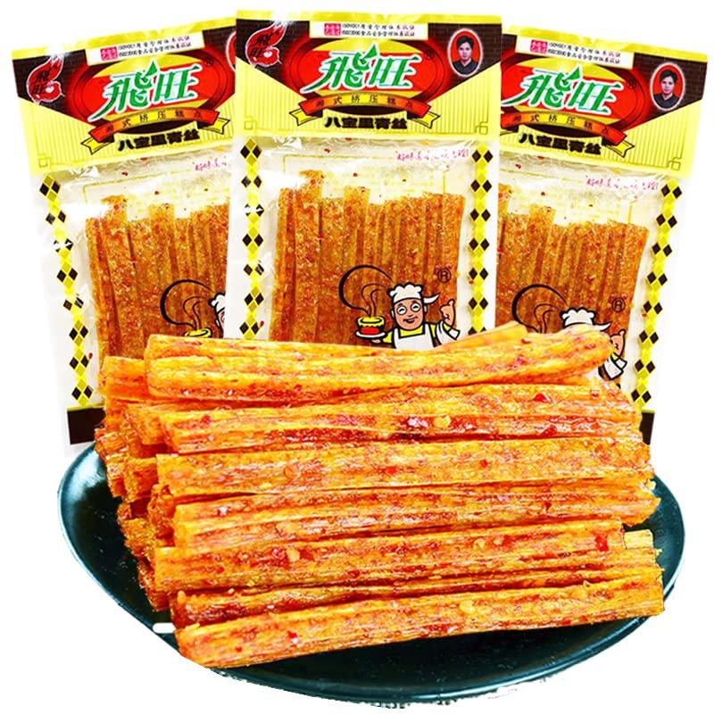 ZAOIAN Latiao,chinese snacks spicy strips,spicy chinese strips snack,16g/bag,Vegan,spicy gluten strips,spicy strip small gluten,spicy strip snack,Variety Flavor,Chinese Specialties (Random 3bag)