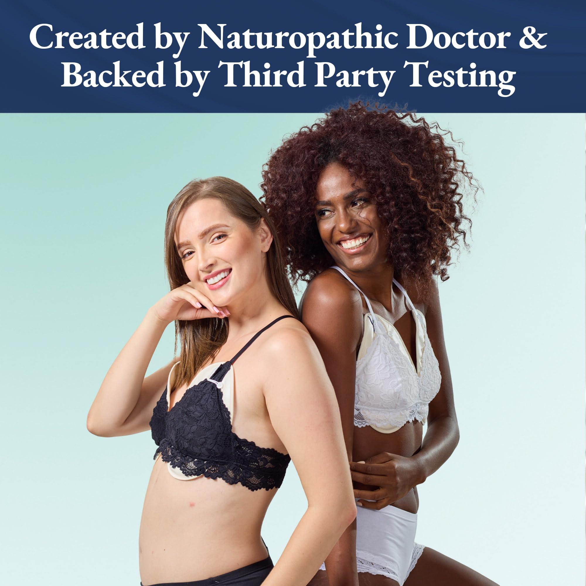 QUEEN OF THE THRONES QUEEN OF THE THRONES Castor Oil Pack for Breast (Large) - Heatless, Less-Mess, Reusable - Organic Cotton Flannel, Comfort Fit, Soft Straps & Naturopathic Doctor Designed (Castor Oil Sold Separately)