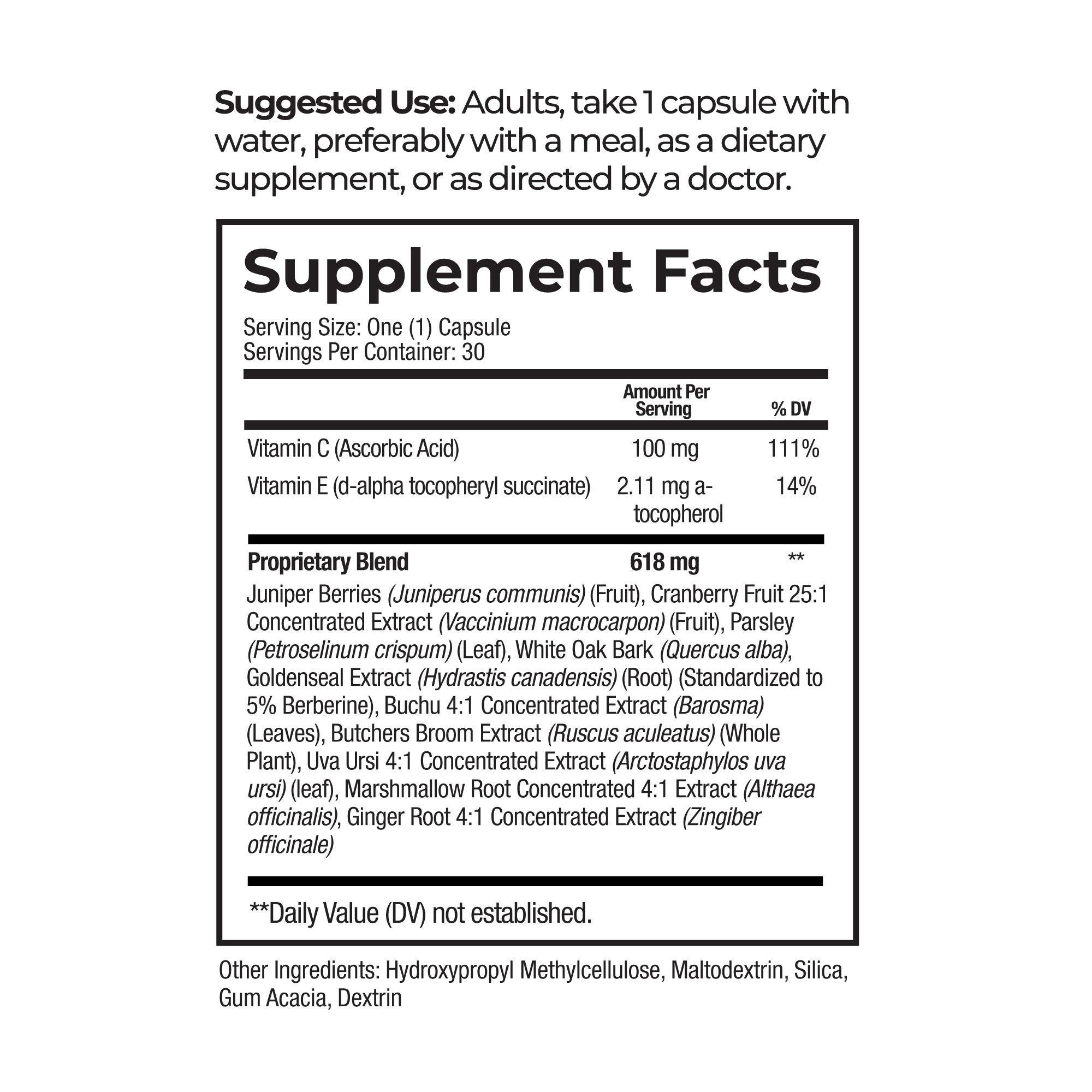 Best Life Herbals Ultimate Bladder Support Dietary Supplement 30 Capsules Restore Your Freedom and Confidence - 6 Bottles