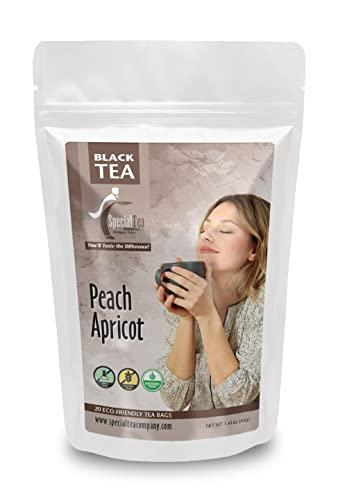 SpecialTea Company Special Tea Company Peach Apricot Black Tea, 20 Tea Bags