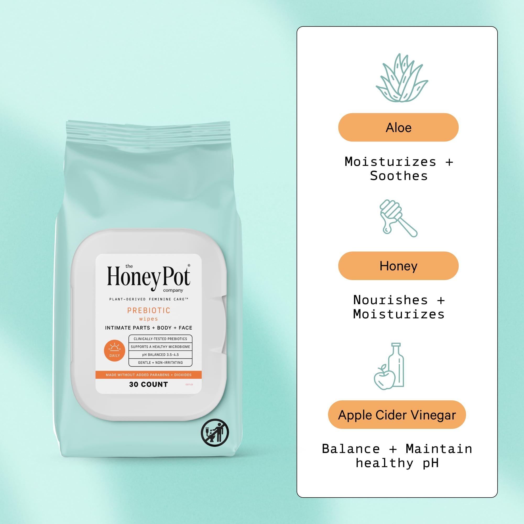 The Honey Pot Company The Honey Pot Company - Prebiotic Wash & Wipe Bundle -
