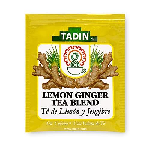 Tadin TADIN TEA BAG LEMON GINGER BLEND NAT, 24 Count (Pack of 6)
