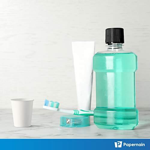 Papernain Papernain [2 oz, 200-Count, White] Paper Disposable Bath Cups, Mouthwash Cups, Bathroom Cups