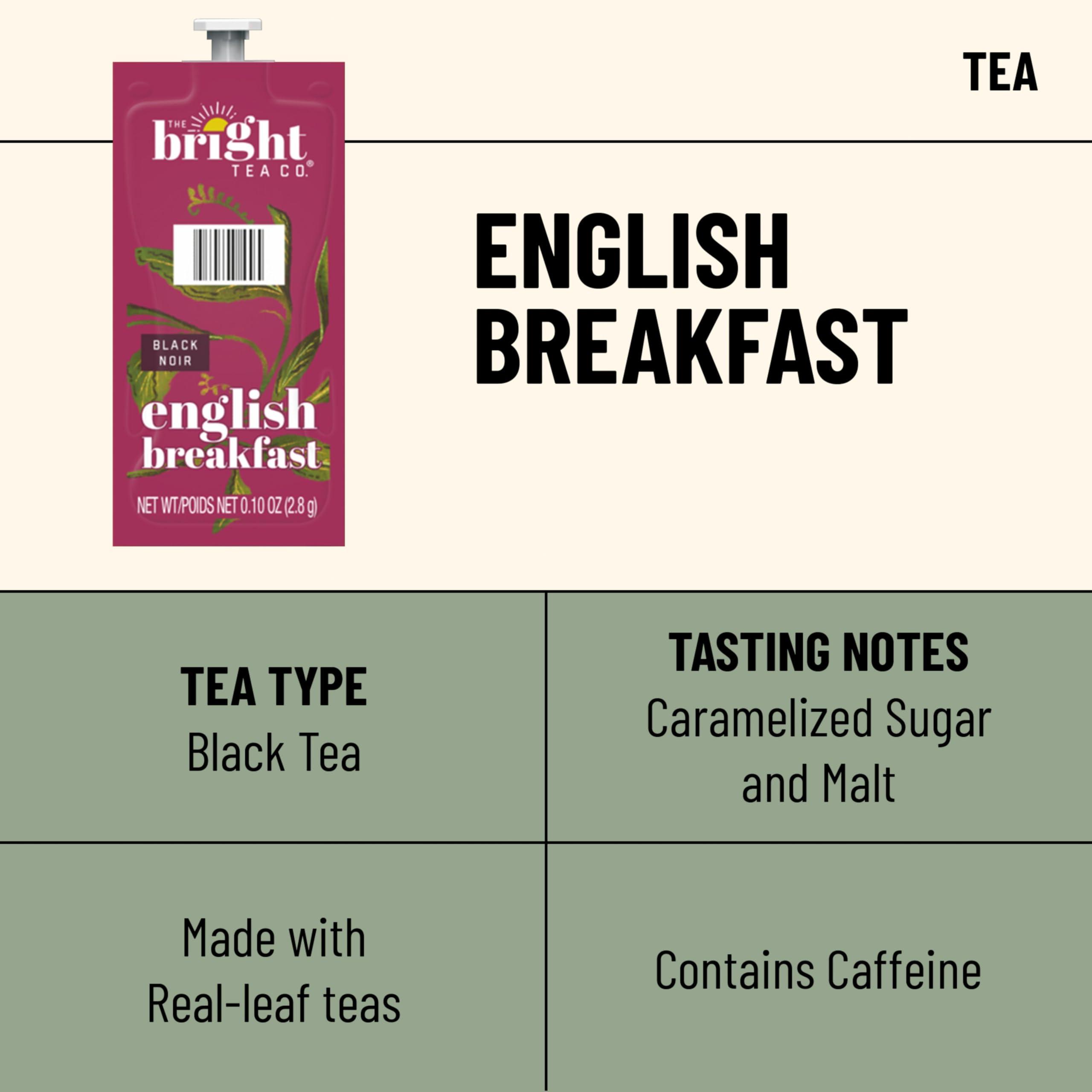 The Bright Tea Co. Bright Tea Company English Breakfast Tea, Case of 40