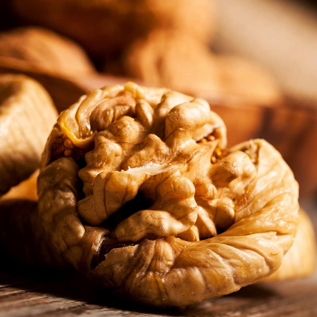 Boyraz Pure Anatolia 100% Organic Turkish Sun Dried Figs by Pure Anatolia - Non GMO, No Sugar Added, Sulfur Free, Kosher - Healthy Whole Fruit Fiber Snacks - 5 oz Resealable Packs