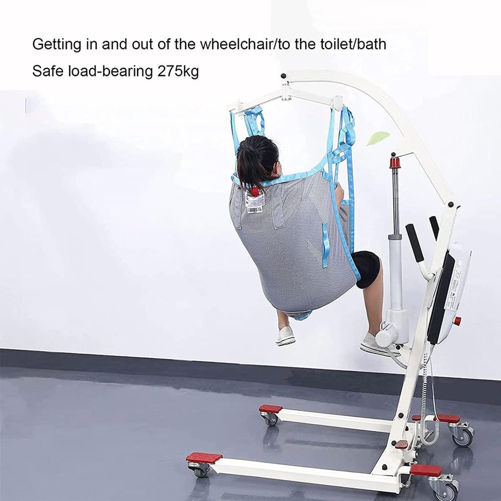 LUSIGA LUSIGA Full Body Mesh Patient Lift Sling, Full Body Patient Lift Sling, Lifting Aid Straps for Transfer, Toileting Transfer Slings for Home Use 600 Lbs Weight Capacity