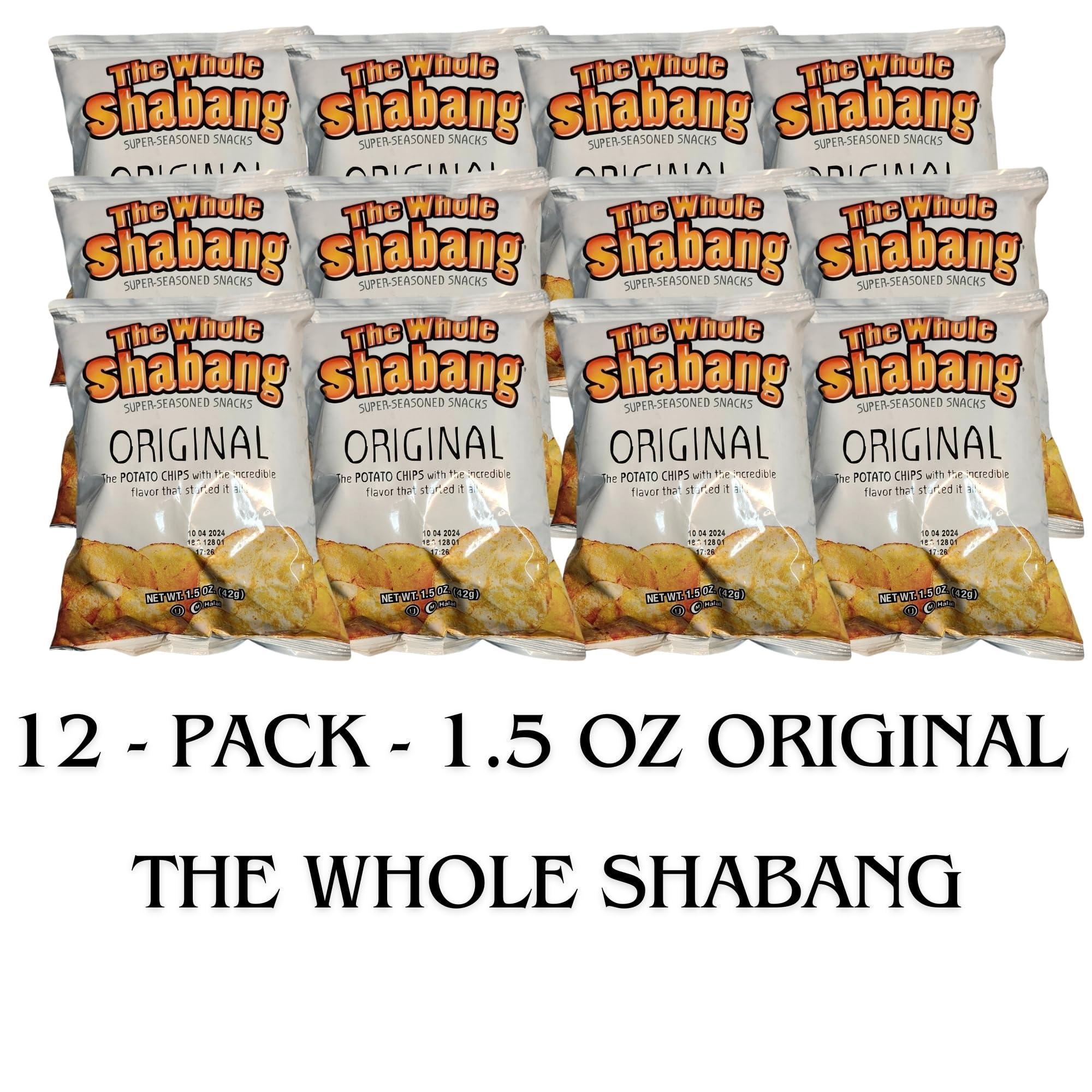 keefe Generic The Original Whole Shabang Potato Chips, 1.5 oz, 12 Pack, Original Flavor