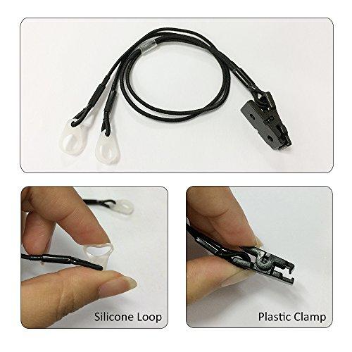 SOUNDLINK Hearing Aids Clip for RIC - Portable Hang Rope Anti-lost Fixation Cord Lanyard Clip Protection For Seniors (7mm)
