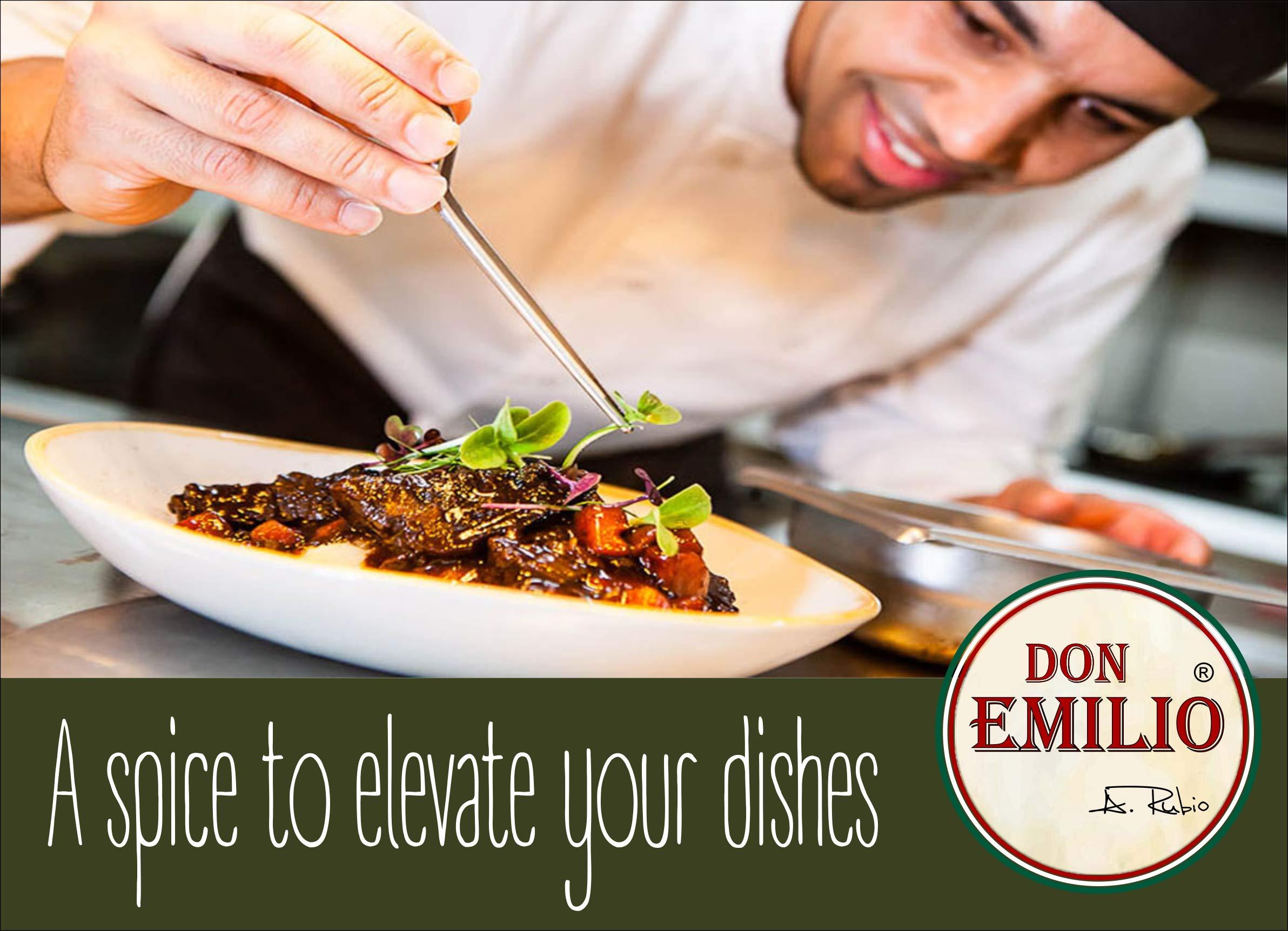 Don Emilio Don Emilio Salsa Macha Hot Chili Garlic Sauce, Gourmet Spicy Chili Crisp Oil, Garlic and Onion, All Natural Chili Paste 9 oz