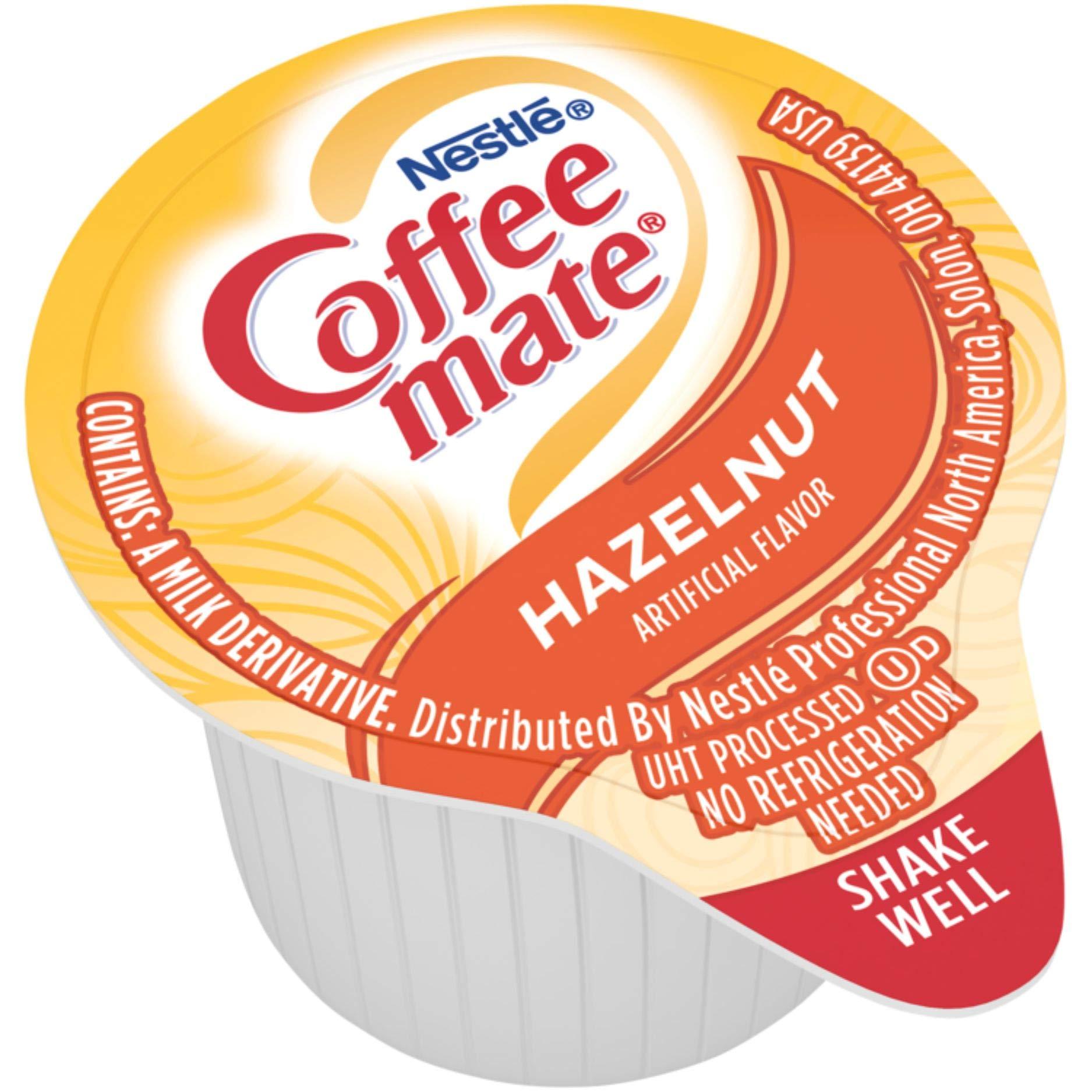 Nestle Coffee mate Nestle Coffee mate Coffee Creamer, Hazelnut, Liquid Creamer Singles, Box of 180 Singles
