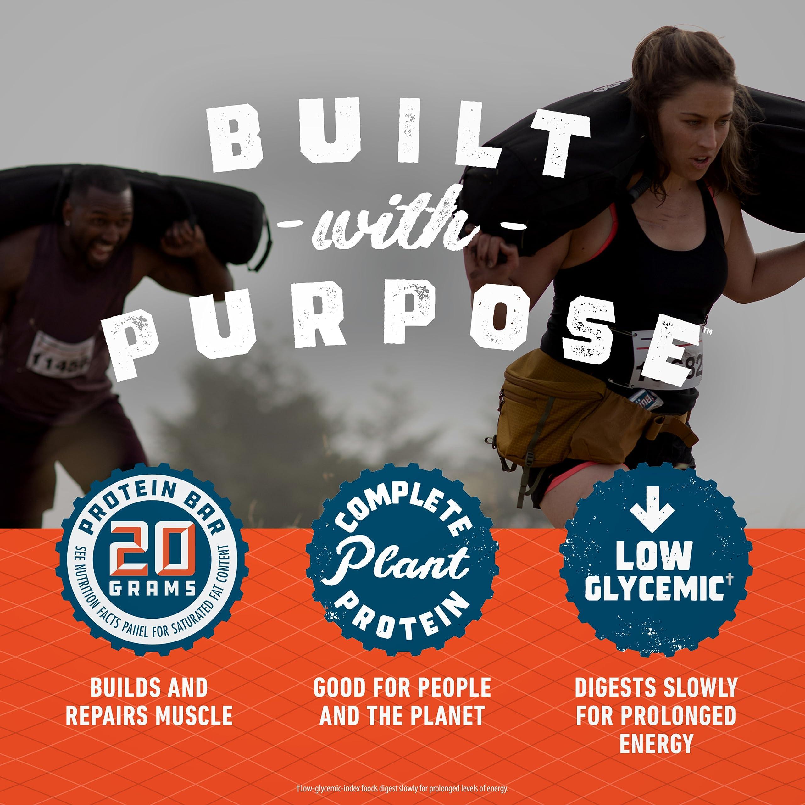 Clif Builders Bar CLIF Builders - Chocolate Flavor - Protein Bars - Gluten-Free - Non-GMO - Low Glycemic & Chocolate Chip Cookie Dough Flavor - Protein Bars - Gluten-Free - Non-GMO - Low Glycemic