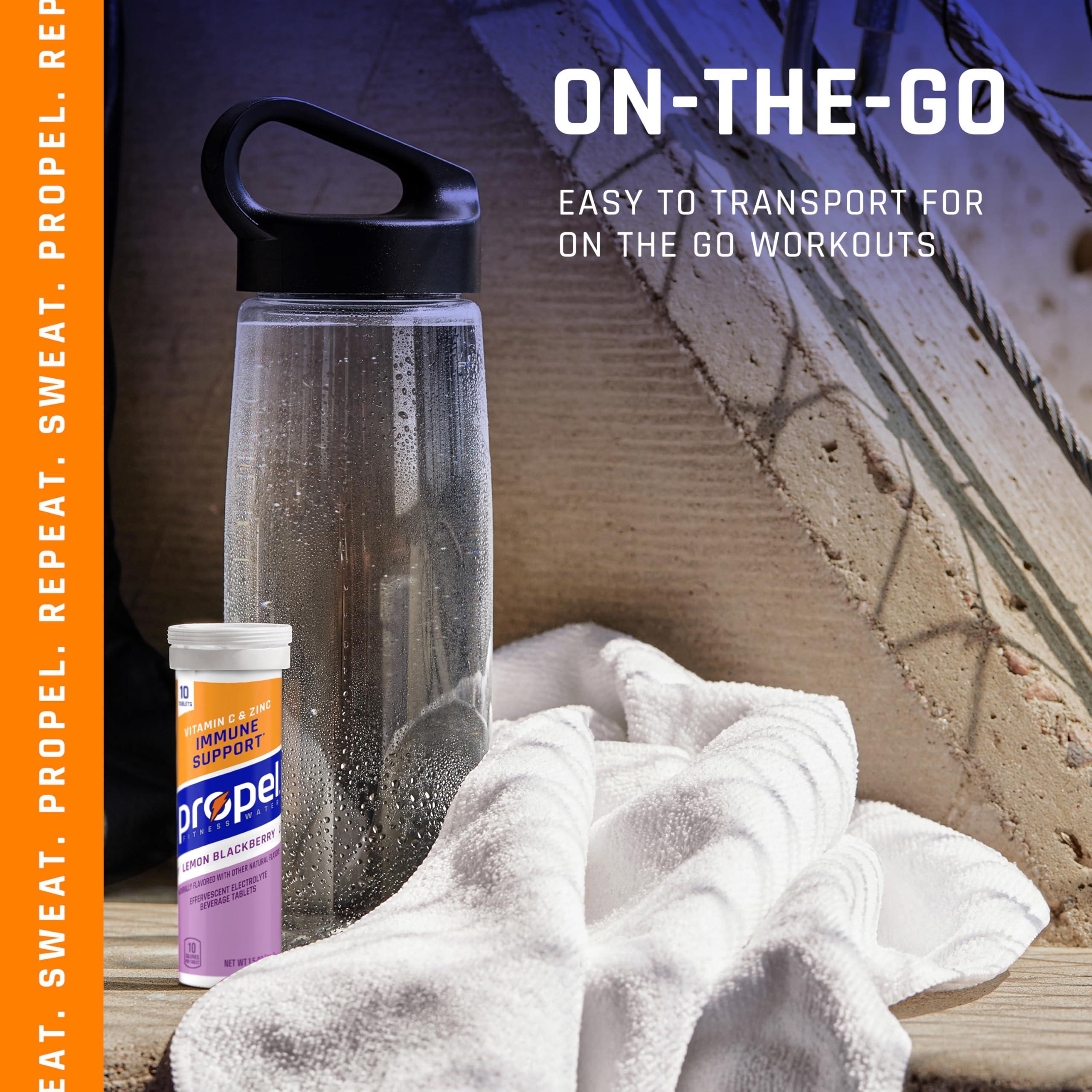 Propel Propel Immune Support Tablets, Orange Raspberry, Makes 16.9oz Fl Oz (Pack of 80)