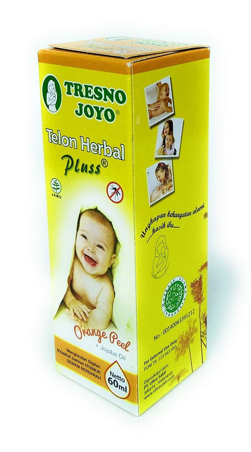 Tresno Joyo Tresno Joyo Minyak Telon Oil Herbal Plus - Orange Peel, 60 Ml (Pack of 3)