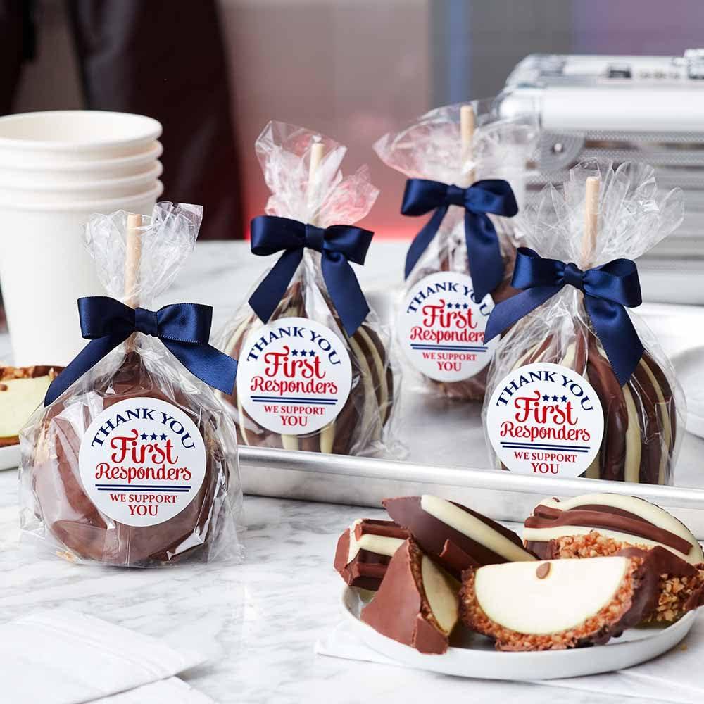 Mrs. Prindable\'s Mrs Prindables First Responder Appreciation Caramel Apple 4-Pack