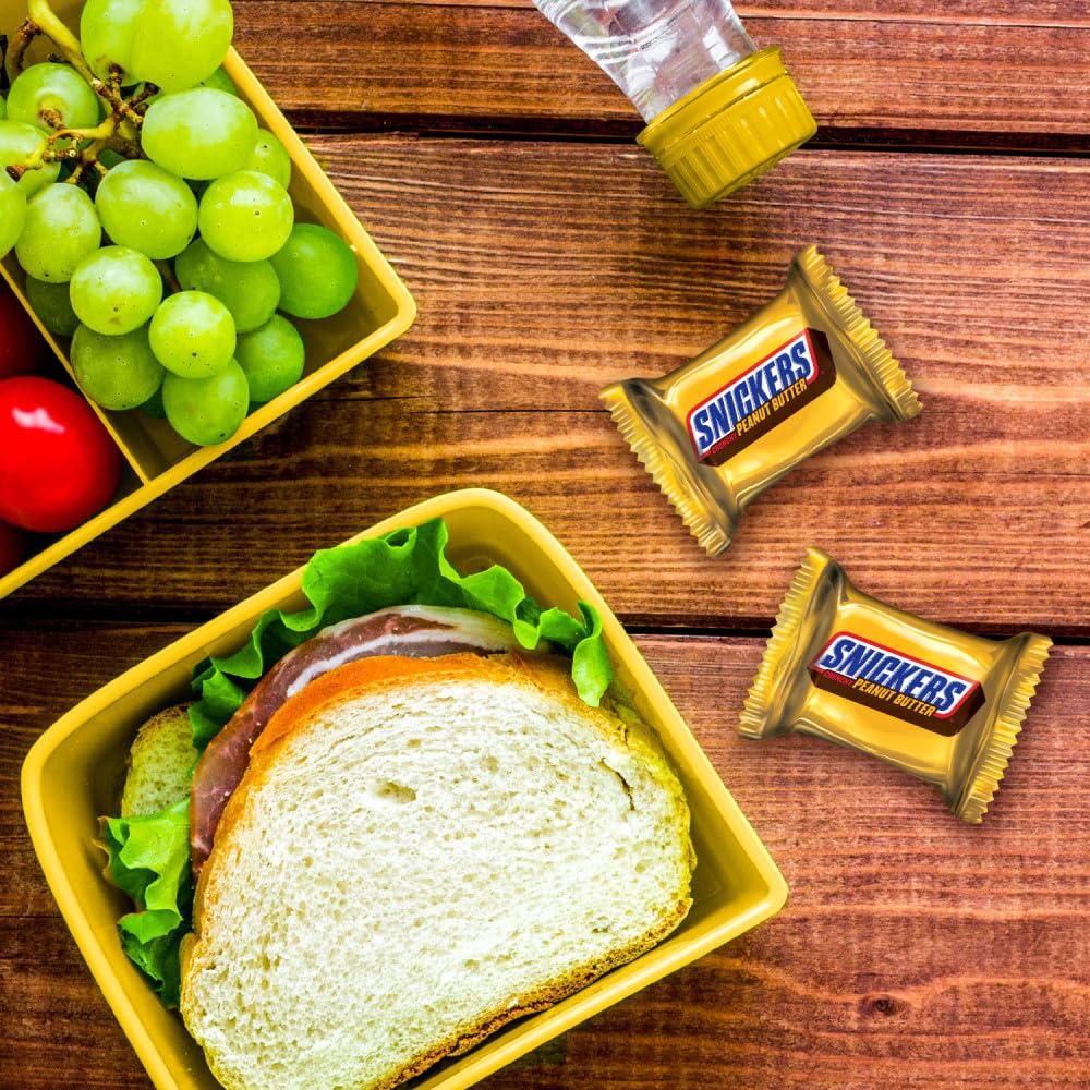 Snickers SNICKERS Crunchy Peanut Butter Squared Fun Size Halloween Chocolate Candy Bars, 11.5oz