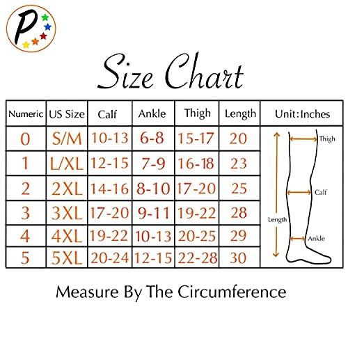 Presadee Presadee Thigh High Open Toe 15-20 mmHg Moderate Compression Leg Socks With YKK Zipper (Nude, 1)