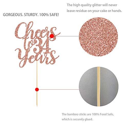 34-rose-gold-glitter-cheers-to-34-years-cake-magjuche