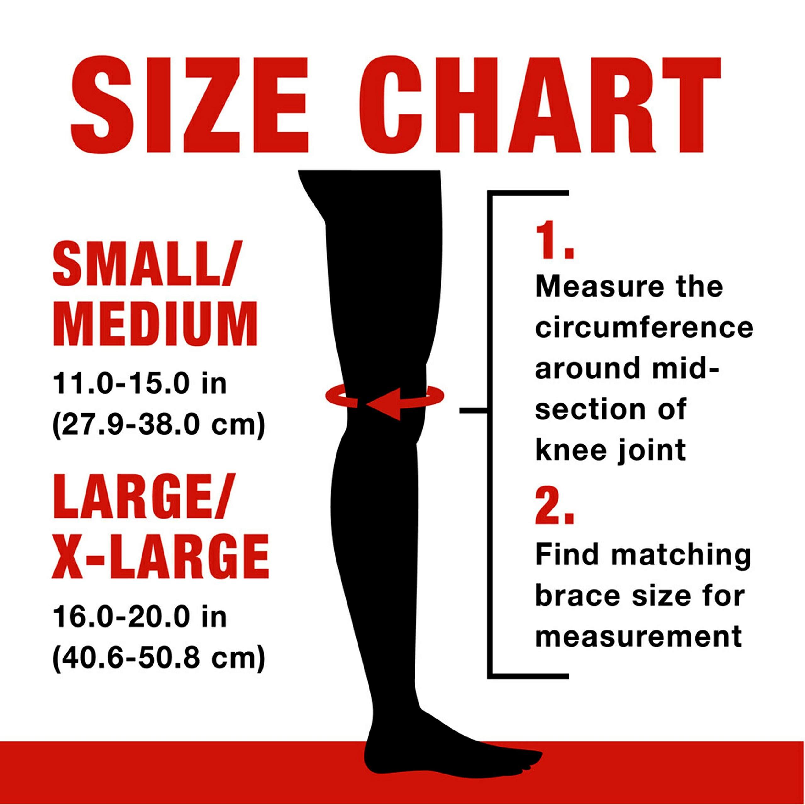 ACE ACE Compression Knee Support Neoprene, Small/Medium (Pack of 3)