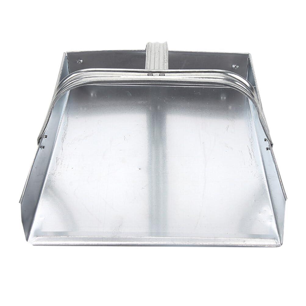 Cabilock Cabilock Dustpan Stainless Steel Dust Pan Household Kitchen Cleaning Garbage Shovel for Home Kitchen Room Office Lobby Indoor Floor Cleaning Silver
