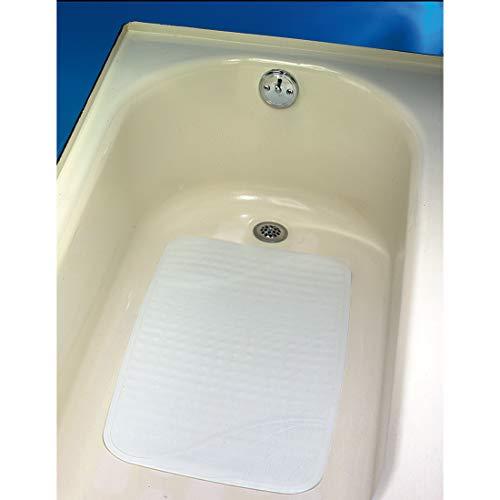 Carex Carex Nonslip Tub Mat - Shower Mat and Bathtub Mat, White, 28 x 16