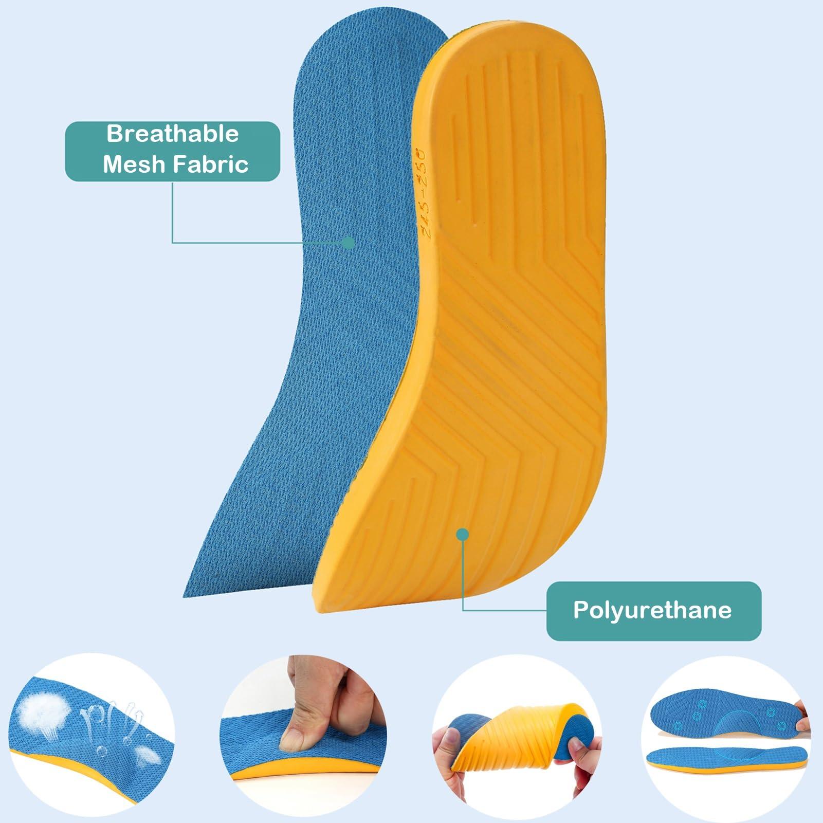 Besnoht Supination Insoles,Arch Support Inserts,Plantar Fasciitis Orthotic Insoles for Rectify Flat Feet,O/XO Type Legs,Bow Legs,Arch Feet Pain,Heel Pain (Color : Supination, Size : 41-42)