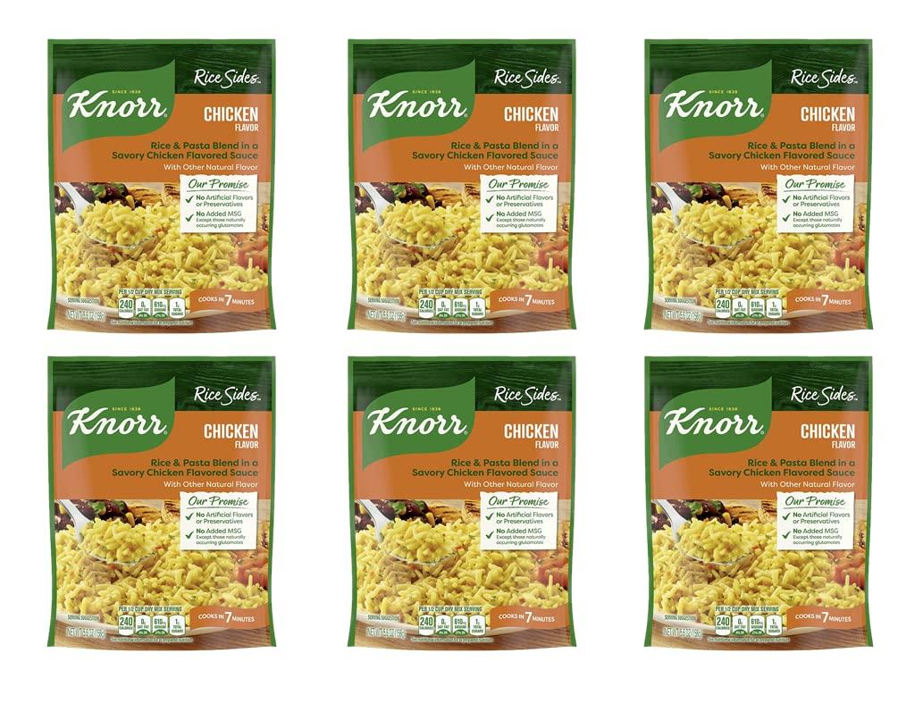 Knorr Knorr, Rice Sides, Chicken, 5.6oz Package (Pack of 6)