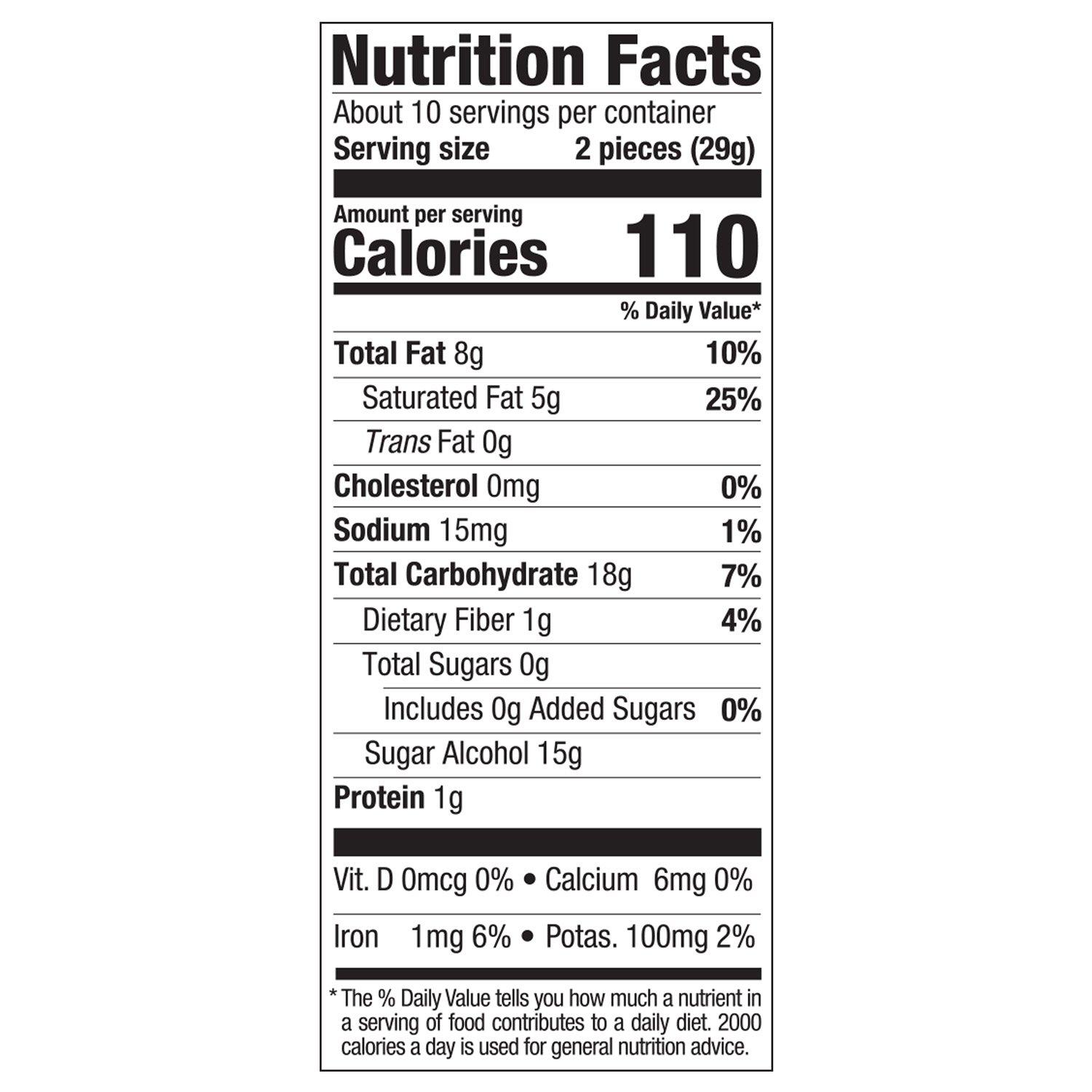 Russell Stover Russell Stover Sugar-Free Dark Chocolate Mix, 10 Ounce Candy, Individually Wrapped Bars, Sweetened with Stevia