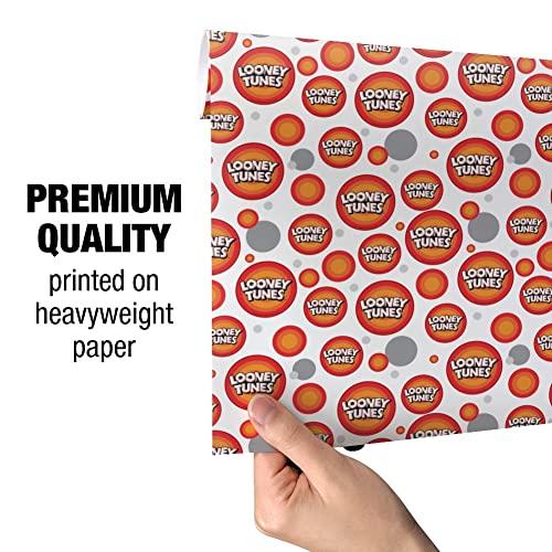 GRAPHICS & MORE GRAPHICS & MORE Looney Tunes Logo Gift Wrap Wrapping Paper Roll