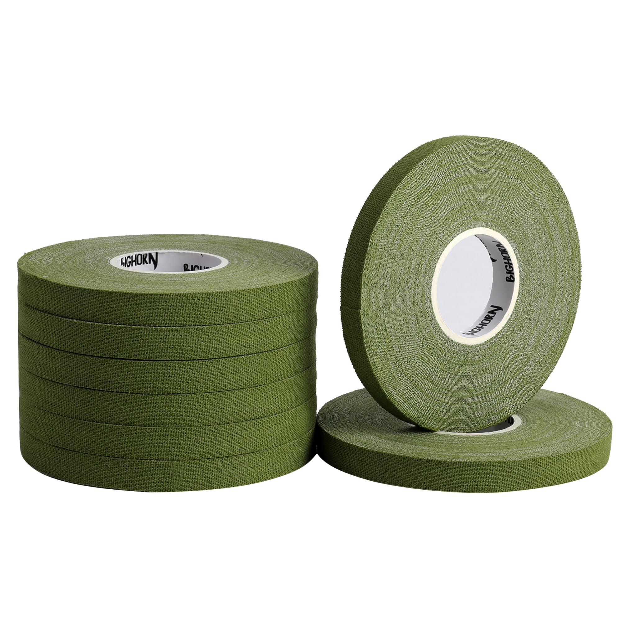 Bighorn Athletics Bighorn Athletics Jiu Jitsu Finger Tape | Athletic Sports Tape for Injuries & Support: BJJ, Judo, MMA, Rock Climbing, Volleyball, Crossfit, Hands & Toes | 0.3-Inch x 45-feet, 8-Rolls, Military Green