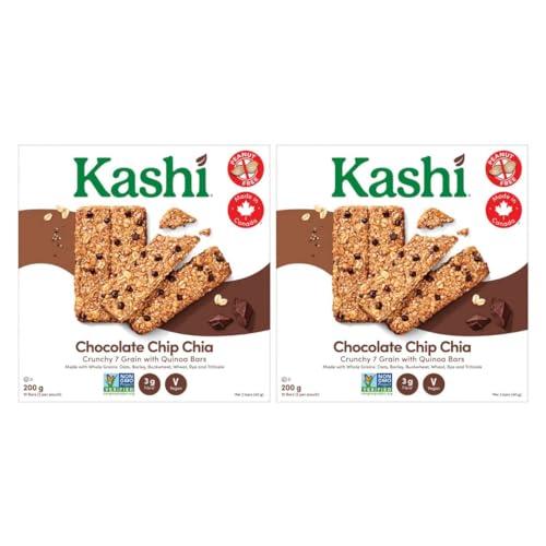Generic Kashi Seven Grain with Quinoa bars Chocolate Chip Chia Non-GMO, 200g/7.1oz (Pack of 2) Shipped from Canada