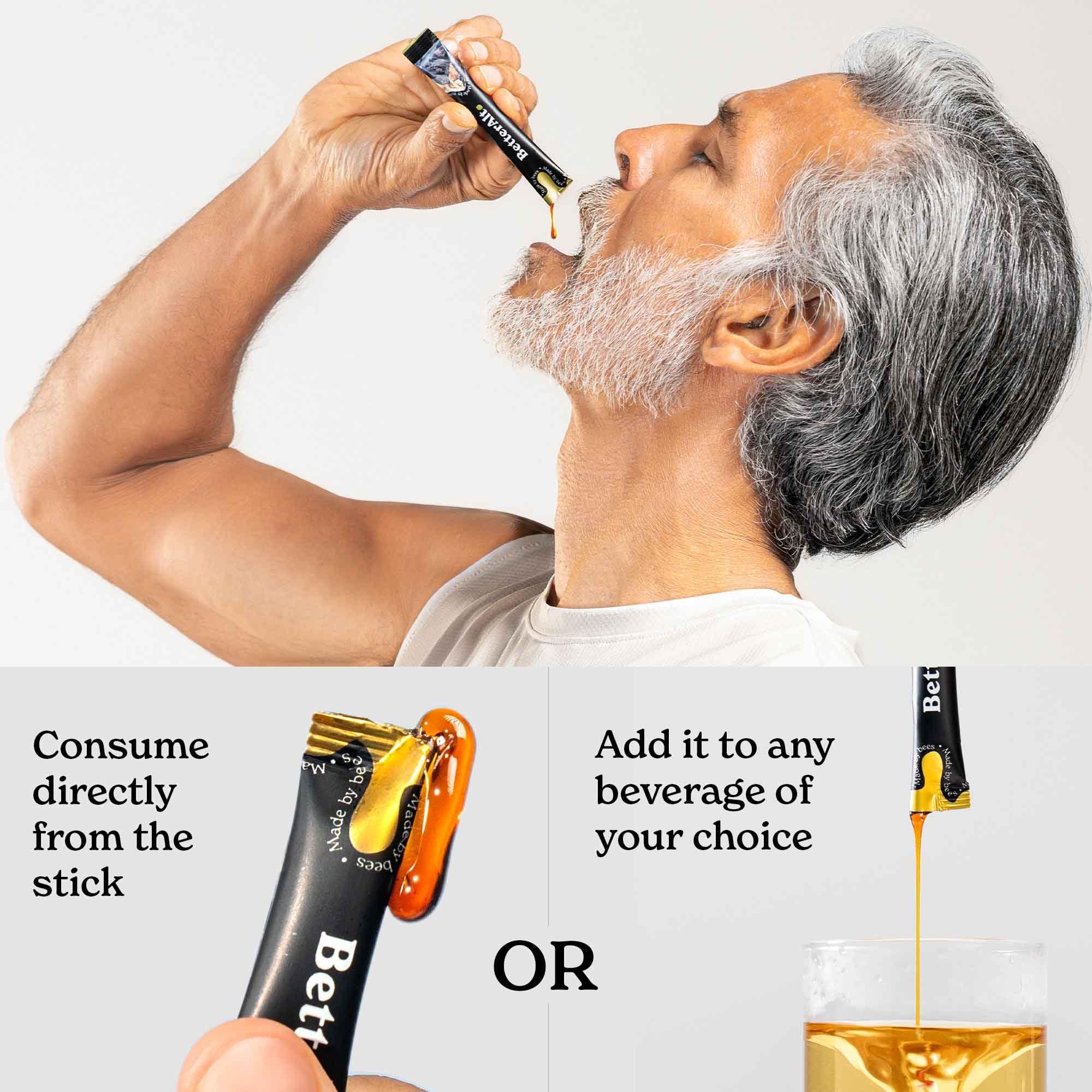 Better Alt Better Alt Pure Himalayan Shilajit Sticks with Organic Honey, Saffron | Easy to Consume Shilajit| 30 Sticks for Energy Boost & Immune Support, 85+ Trace Minerals, 75%+ Fulvic Acid